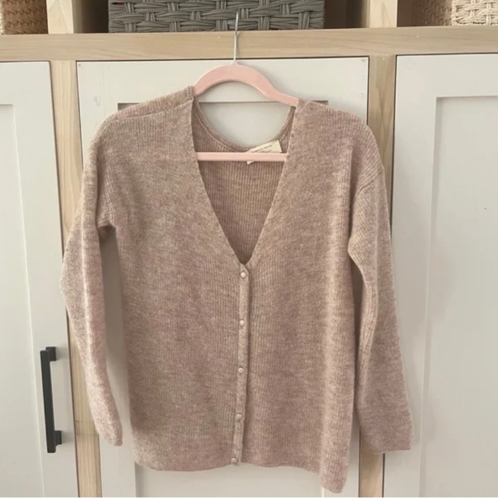 Sezane NWOT Berry cardigan